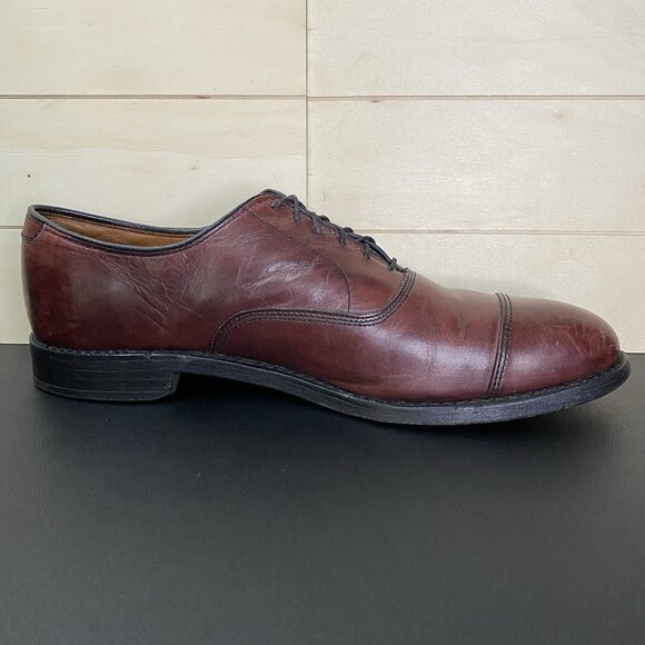 Allen Edmonds Park Avenue Cap Toe Oxfords Men's Size 9 D Dress Shoes Cordovan - Picture 3 of 11